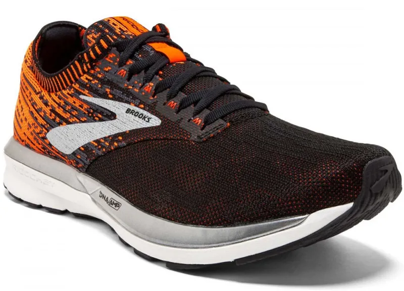 Brooks Men's Ricochet - Black/Orange UK 12-1